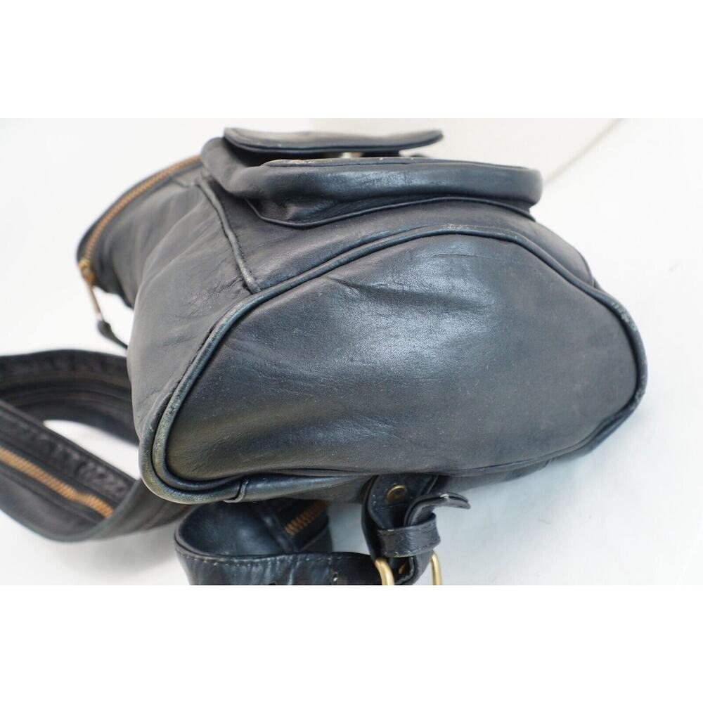 Frye Black Leather Backpack - Picture 10 of 11